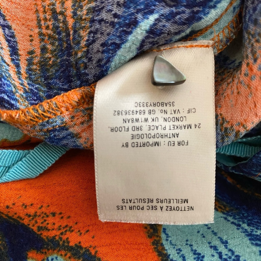 Anthropologie Maeve Floral Dress High Low Sleeveless Size 2 - Picture 9 of 11